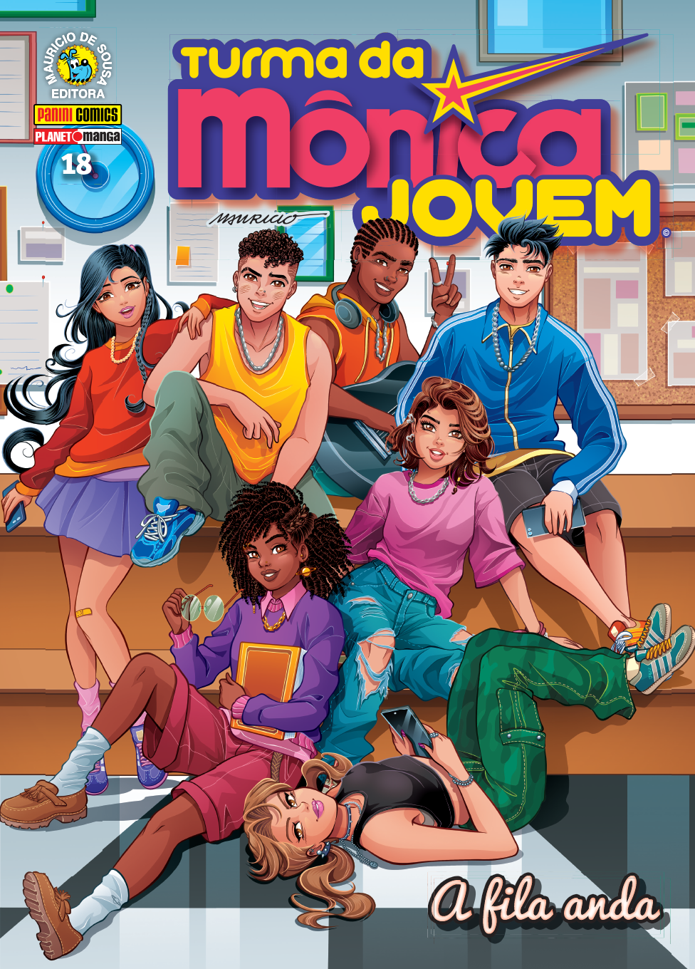 Colorir Turma Mônica – Jogos da Escola